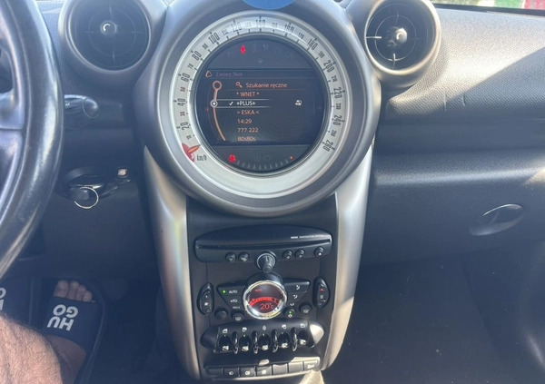 MINI Countryman cena 34900 przebieg: 197000, rok produkcji 2010 z Zbąszyń małe 379